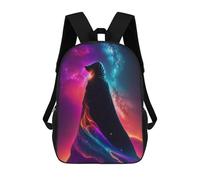 sinyumoney Cosmic Silhouette Backpack School Bag Lightweight Airport College Students Back Pack for Men, Women & Teenage Boys 17inch