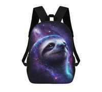 sinyumoney Cosmic Sloth Portrait-9 Backpack School Bag Computer Rucksack for School/Work/Travel for Camping Outdoor Adventures And Daily Travel 17inch