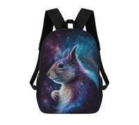 sinyumoney Cosmic Squirrel Art Print-3 Backpack School Daypacks Business Backpack Water Resistant Bookbag for Men, Women & Teenage Boys 17inch