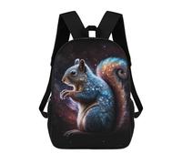 sinyumoney Cosmic Squirrel Art Print-8 School Bags School Secondary High School College Backpack Travel for Boys/Girls/Teenagers 17inch