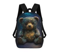 sinyumoney Cosmic Teddy Bear Plush Toy-1 3D Printed 17inch Kids School Bag Rucksacks Children's School Fashion Casual Back Pack High Capacity Travel Book Bags