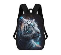 sinyumoney Cosmic Tiger Portrait-3 Rucksack School Secondary High School College Backpack Travel for Campus Outdoor Travel Sports 17inch