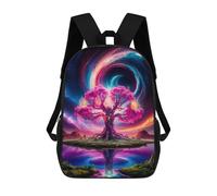 sinyumoney Cosmic Tree of Infinity School Backpack Computer Rucksack for School/Work/Travel for Girl, Teen Girls 17inch