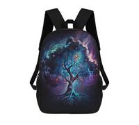 sinyumoney Cosmic Tree of Life Art Print Backpack School Large School Backpack for Boys for Teenage Girls Boys Women Men 17inch