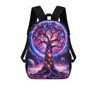 sinyumoney Cosmic Tree of Life Backpack School Bag Water Resistant School Bag Business Backpack for Girls Boys Teenage 17inch