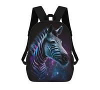 sinyumoney Cosmic Zebra Art Print-9 School Bags Large Water Resistant Laptop Backpack - Perfect for Travel, Work And Daily Use 17inch