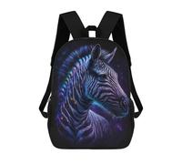 sinyumoney Cosmic Zebra Portrait-4 Rucksack Water Resistant Travel Backpack Computer Bag for School/Work/Travel 17inch