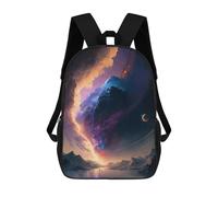 sinyumoney Cosmos Above The Land School Backpack Work Laptop Backpack Rucksack Bag for Teenage Girls Boys Women Men 17inch