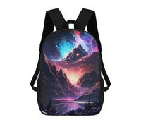 sinyumoney Cosmos Galaxy Valley School Backpack Large Water Resistant Laptop Backpack for Girls Boys Teenage 17inch