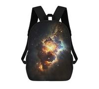 sinyumoney Cosmos Universe 1 Backpacks Kids School Backpack School Bag 3D Printed School Bag for Boys Elementary And Middle School Students 17inch
