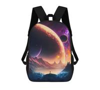 sinyumoney Cosmos Unveiled Landscape School Backpack Secondary Causal Travel High School Bags for Teenage Girls Boys Women Men 17inch