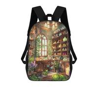 sinyumoney Cozy Fantasy Apothecary Backpack School Bag Travel College Rucksack Backpacks for Men, Women & Teenage Boys 17inch