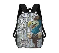 sinyumoney Craft Beer Dodo Bird School Bags Computer Rucksack for School/Work/Travel for Girls Boys Teenage 17inch