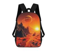 sinyumoney Crimson Horizons Call Backpack, Children's Backpack, Student School Bag Bookbag Rucksack, 3D Printed School Bag for Boys Girls 17inch