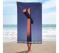 sinyumoney Cross Jesus5 Basics Towel Set Super Soft Absorbent Beach Towel for Bathroom Pool Beach And Trips Bath Sheet One Size