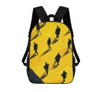 sinyumoney Crowd Children's Backpacks School 3D Printed Bag Bookbag for Kids Travel Rucksacks Boy Girl Book Bags Kids School Bag 17inch