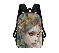 sinyumoney Crown of Autumn Leaves Children's Backpacks School Backpack 3D Printed Backpack for Kids Travel Rucksacks Book Bags Kids School Bag 17inch