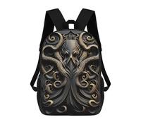 sinyumoney Cthulhu Kraken Monster God Backpack School Travel College Rucksack Backpacks for Campus Outdoor Travel Sports 17inch