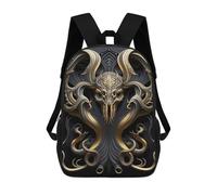 sinyumoney Cthulhu Monster Art Deco Rucksack Water Resistant School Bag Business Backpack for Boys/Girls/Teenagers 17inch