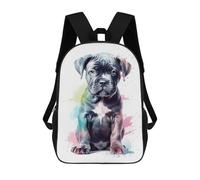 sinyumoney Cute Baby Cane Corso Puppy Backpack School Bag Large Lightweight Casual Backpack for Campus Outdoor Travel Sports 17inch