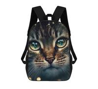 sinyumoney Cute Baby Cat School Backpack Lightweight Casual Daypack School Backpacks for Boys/Girls/Teenagers 17inch