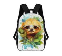 sinyumoney Cute Baby Raccoon School Backpack Daypacks Business Backpack Water Resistant Bookbag for Men/Women 17inch
