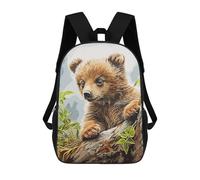 sinyumoney Cute Bear School Backpack Water Resistant Computer Rucksack- Perfect for Travel, Work And Daily Use 17inch