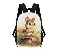 sinyumoney Cute Chipmunk School Bags Water Resistant Travel Backpack Computer Bag for Campus Outdoor Travel Sports 17inch