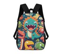 sinyumoney Cute Dinosaur Animal Backpacks Kids School Backpack School Bag 3D Printed School Bag for Boys Elementary And Middle School Students 17inch