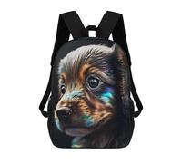 sinyumoney Cute Dog Kids Backpack,School Backpack Kids School Bag 3D Printed Cartoon Large Capacity Backpack for Kids Boys And Girls 17inch
