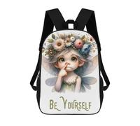 sinyumoney Cute Fantasy Be Yourself Backpack School Business Durable Laptop Bag for Camping Outdoor Adventures And Daily Travel 17inch