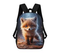 sinyumoney Cute Fox in Forest Backpack School Bag Rucksack Casual Daypacks School Work Travel Bag for Teenage Girls Boys Women Men 17inch