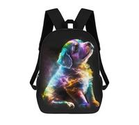 sinyumoney Cute Galaxy Puppy School Backpack Daypacks Business Backpack Water Resistant Bookbag for Campus Outdoor Travel Sports 17inch