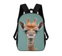 sinyumoney Cute Giraffe Animal Art School Bags Computer Rucksack for School/Work/Travel for Girls Boys Teenage 17inch