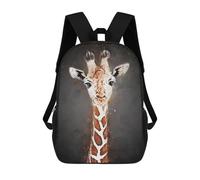 sinyumoney Cute Giraffe Backpack School Bag School Secondary High School College Backpack Travel for Boys/Girls/Teenagers 17inch