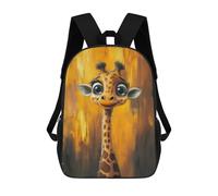sinyumoney Cute Giraffe Portrait Backpack School Large Water Resistant Laptop Backpack for Teenage Girls Boys Women Men 17inch