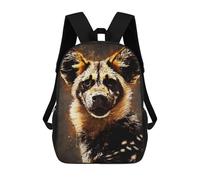 sinyumoney Cute Hyena Ronaldo Backpack, Children's Backpack, Student School Bag, Book Bag, 3D Printed School Bag For Boys And Girls, 17inch