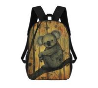 sinyumoney Cute Koala Backpack School Large Water Resistant Laptop Backpack for Teenage Girls Boys Women Men 17inch