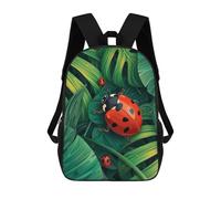 sinyumoney Cute Lady Bug Children's Backpacks School Backpack 3D Printed for Kids Travel Rucksacks Book Bags Kids 17inch School Bag