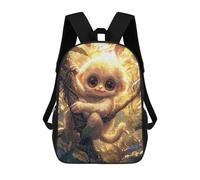 sinyumoney Cute Monkey in Jungle School Backpack 3D Printed School Bags Boys Girls Laptop Backpack for Kids/Students/Adults 17inch