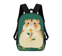 sinyumoney Cute Mouse Backpack with Pocket 3D Printed Backpacks, Travel Rucksacks Book Bags Kids School Bag 17inch