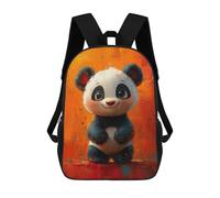 sinyumoney Cute Panda Painting Backpack School Bag Water Resistant Travel Backpack Computer Bag for Teenage Girls Boys Women Men 17inch