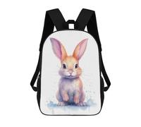 sinyumoney Cute Pastel Baby Rabbit Backpack School Bag Travel College Rucksack Backpacks for Campus Outdoor Travel Sports 17inch