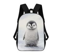 sinyumoney Cute Penguin Chick 3D Printed Children's School Backpack for Kids High Capacity Travel Rucksacks 17 Inch Book Bags Kids