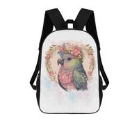 sinyumoney Cute Pious Bird Painting School Backpack Lightweight Airport College Students Back Pack for Girls Boys Teenage 17inch