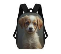 sinyumoney Cute Puppy Portrait Backpack School Travel College Rucksack Backpacks for Campus Outdoor Travel Sports 17inch