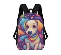 sinyumoney Cute Puppy School Bags Water Resistant Travel Backpack Computer Bag for Campus Outdoor Travel Sports 17inch