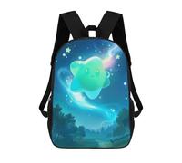 sinyumoney Cute Star in Polar Lights School Backpack School Bags For Girls Boys Backpack With Pocket Fashion School Bag Kids Backpack 17inch