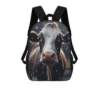 sinyumoney Cute Wet Cow Children's School Backpack 3D Printed for Kids Travel Rucksacks Book Bags Kids School Bag 17inch
