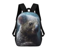 sinyumoney Cute Wet Koala Kids Backpack, Kids School Bag 3D Printed School Backpacks for Boys And Teenager School Students 17inch